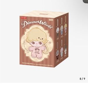 Dimoo World Soft Plush Keychain 1 Blind Box